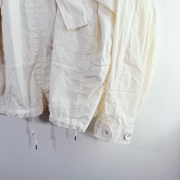 ADD Italy Cream Off White Safari Style Waterproof Rain Jacket Small - Picture 2 of 11